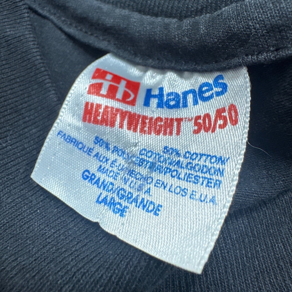 VTG Hanes T-Shirt Men's Large Positively Over 50 Single Stitch Cotton Blend - Picture 3 of 10